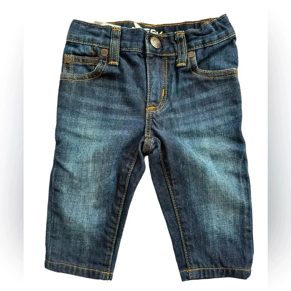 Peek dungarees NWOT jeans 6-12 mos